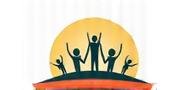 Logo of a therapeutic services clinic, featuring abstract human figures and growth.