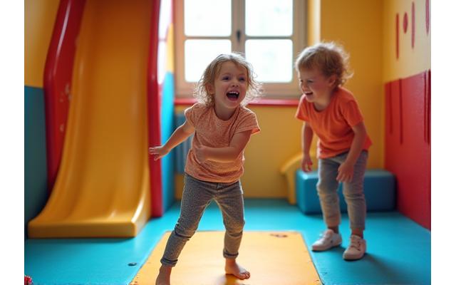 Vibrant children's play zone